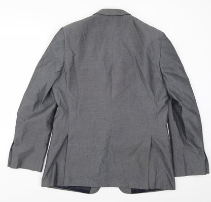 Mens UK Size 40 Marks and Spencer Regular Grey Suit Jacket