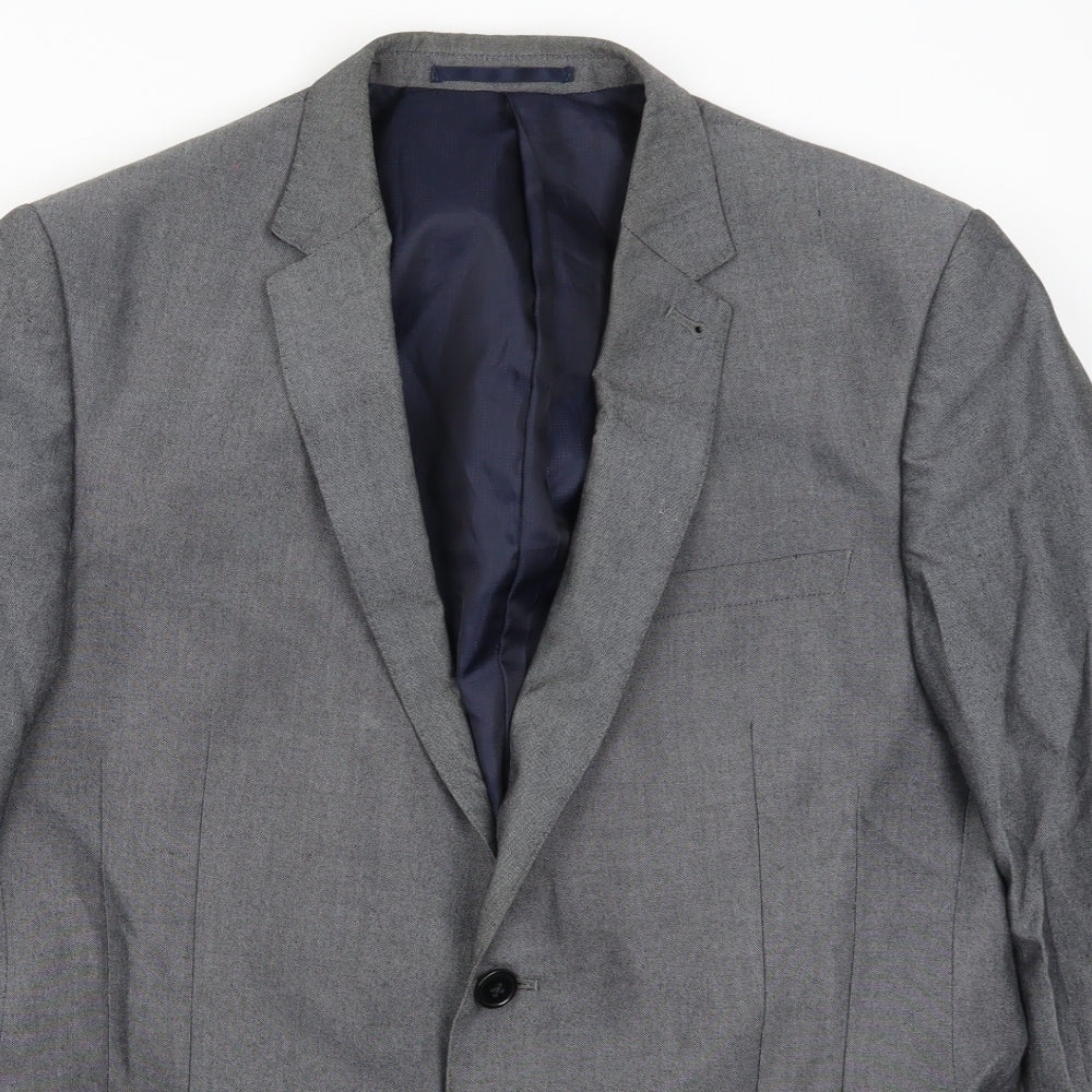 Mens UK Size 40 Marks and Spencer Regular Grey Suit Jacket