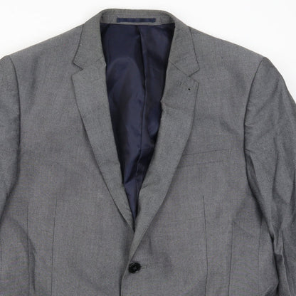 Mens UK Size 40 Marks and Spencer Regular Grey Suit Jacket