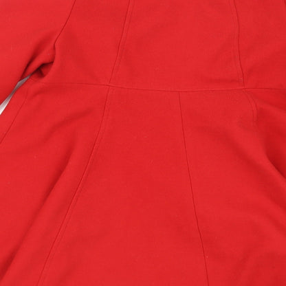 F&F Womens Red   Pea Coat Coat Size 12