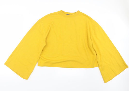 Primark Womens Yellow   Pullover Jumper Size 6