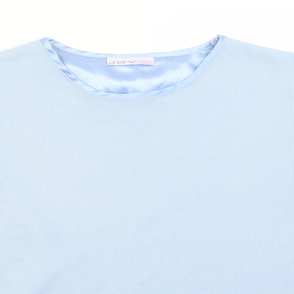 JDV Womens Blue  Knit Pullover Jumper Size 10