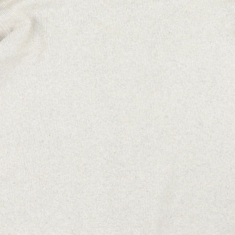 Essentials Mens Beige  Knit Pullover Jumper Size S