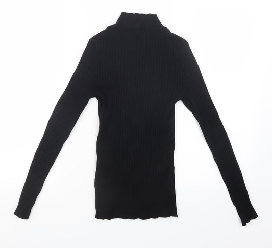 Primark Womens Black  Knit Pullover Jumper Size 10