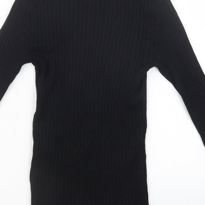 Primark Womens Black  Knit Pullover Jumper Size 10