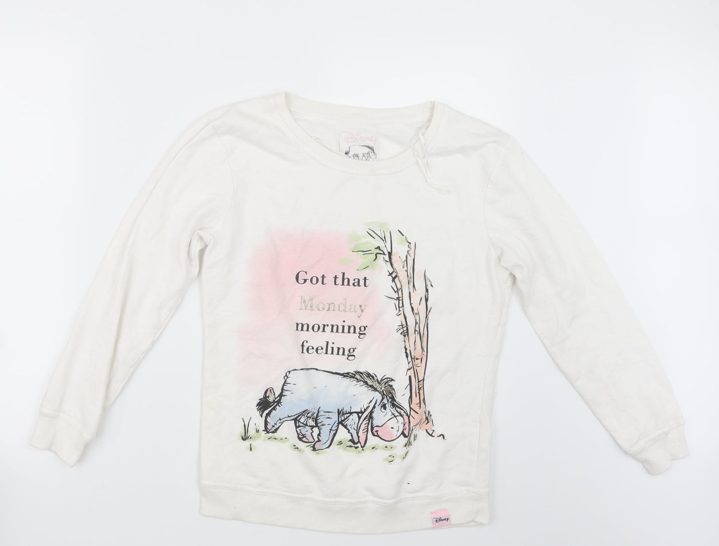 Tesco Womens White   Pullover Jumper Size 6