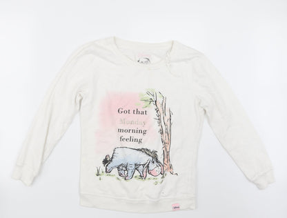 Tesco Womens White   Pullover Jumper Size 6