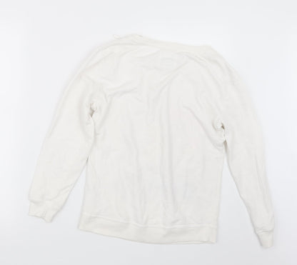 Tesco Womens White   Pullover Jumper Size 6