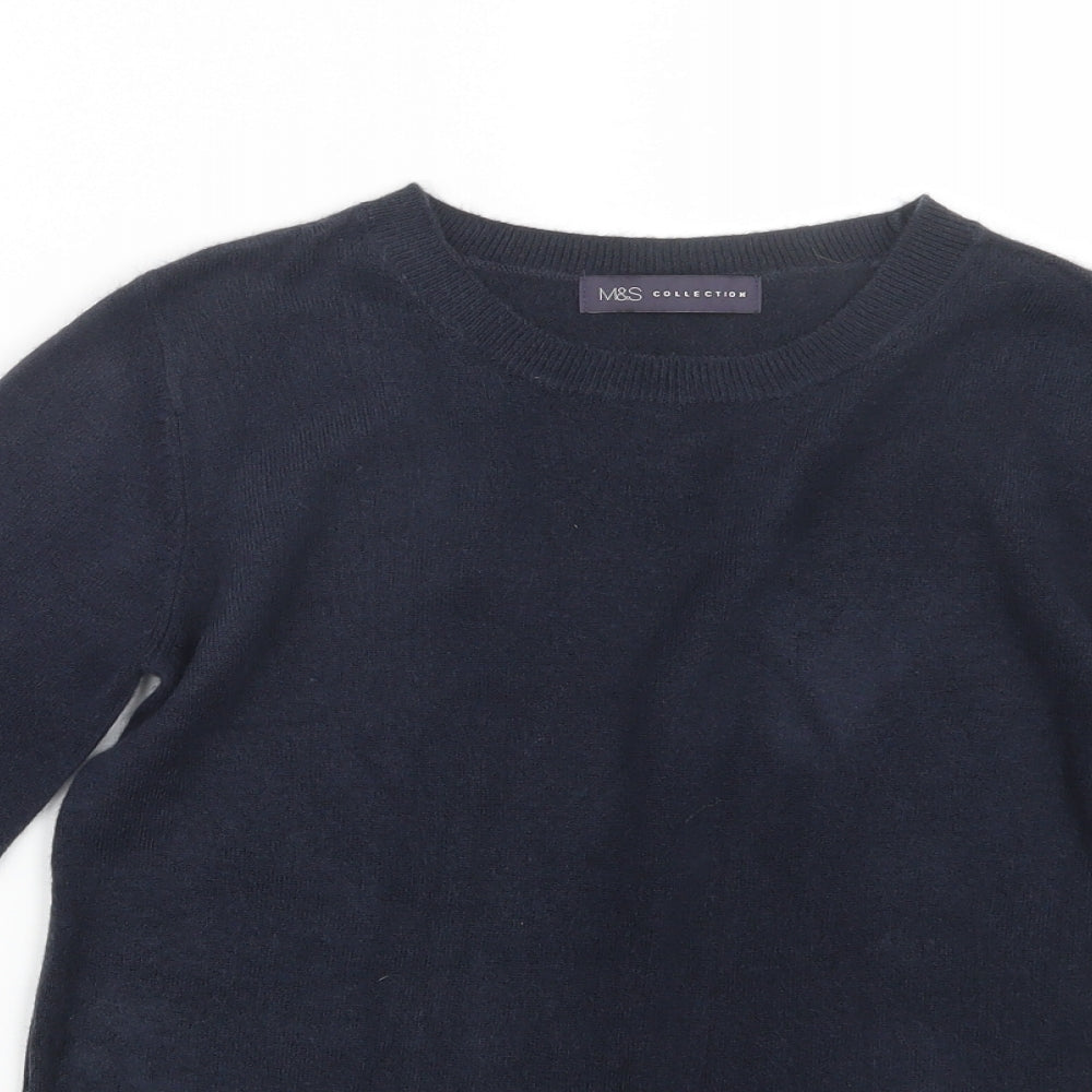 Marks & Spencer Womens Blue  Knit Pullover Jumper Size 6