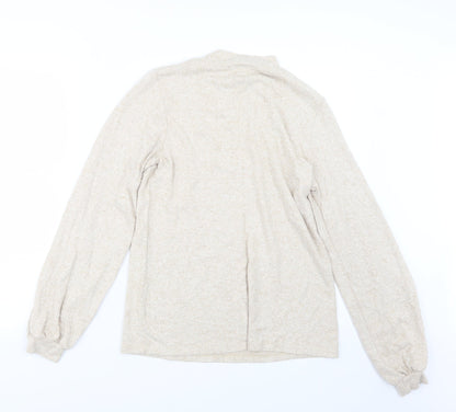 Very Womens Beige  Knit Pullover Jumper Size 10