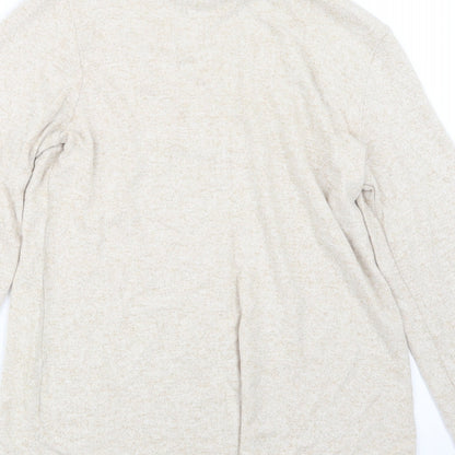 Very Womens Beige  Knit Pullover Jumper Size 10