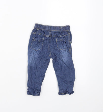 George Baby Blue  Denim  Jeans Size 6-9 Months