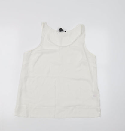 Primark Womens White   Basic Tank Size 10