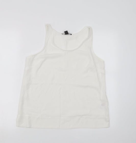 Primark Womens White   Basic Tank Size 10