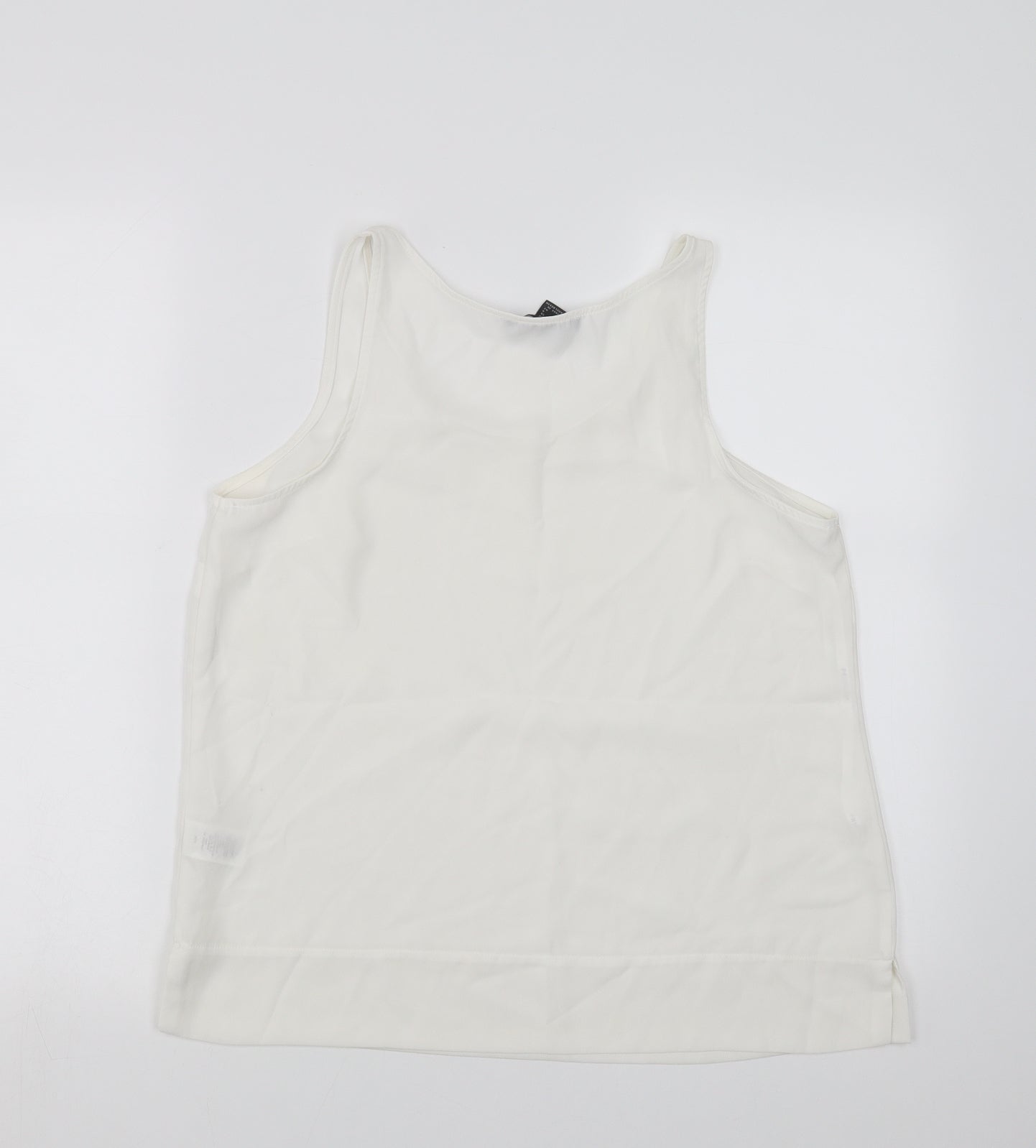 Primark Womens White   Basic Tank Size 10