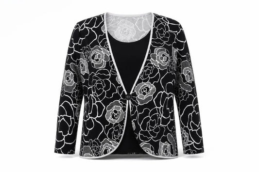 Womens UK Size 14 Saloos Black Basic Blouse