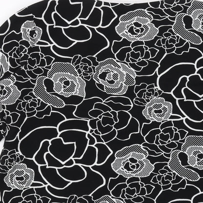 Womens UK Size 14 Saloos Black Basic Blouse