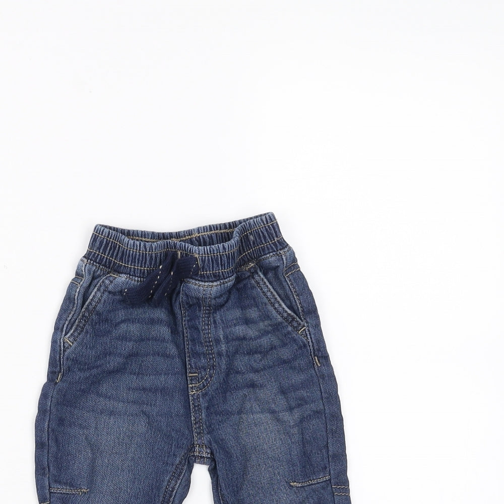 George Baby Blue  Denim Jogger Jeans Size 6-9 Months