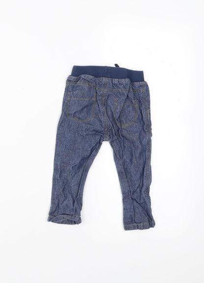 George Baby Blue  Denim Jogger Jeans Size 6-9 Months