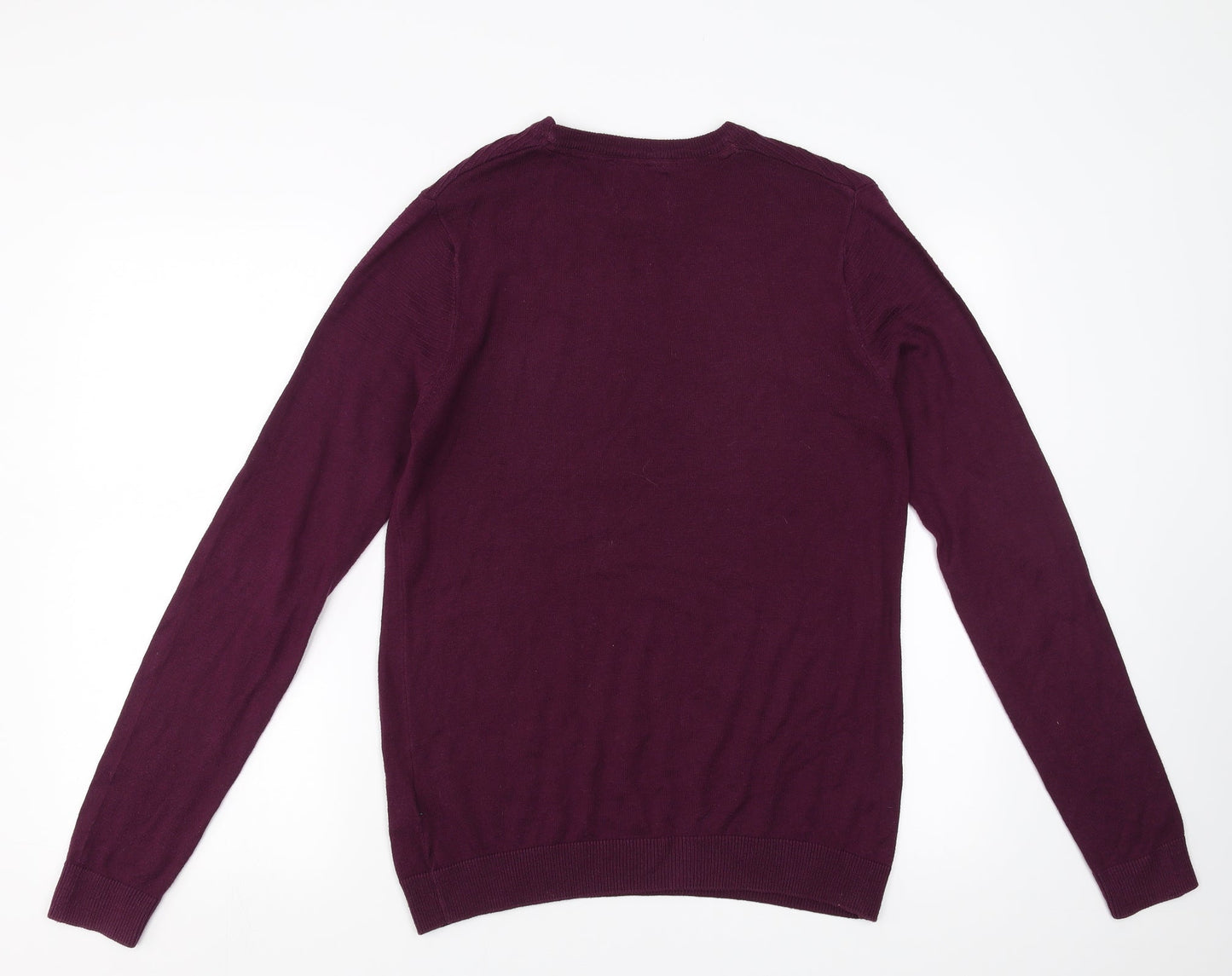 Marks and Spencer Mens Purple   Pullover Jumper Size S