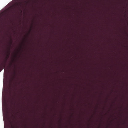 Marks and Spencer Mens Purple   Pullover Jumper Size S