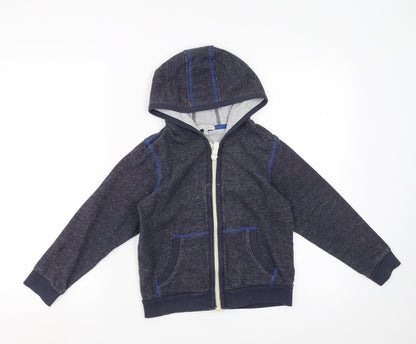 Indigo Collection Boys Blue   Full Zip Hoodie Size 6-7 Years