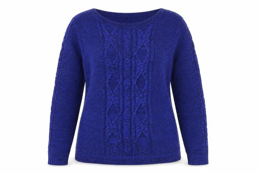 BM collection Womens Blue   Pullover Jumper Size S