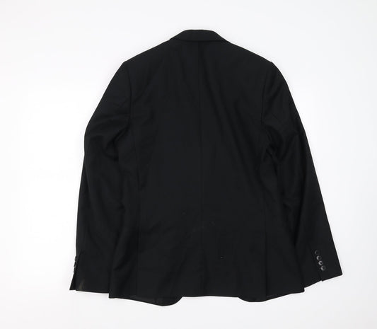 Mens UK Size 36 New Look Regular Black Suit Jacket
