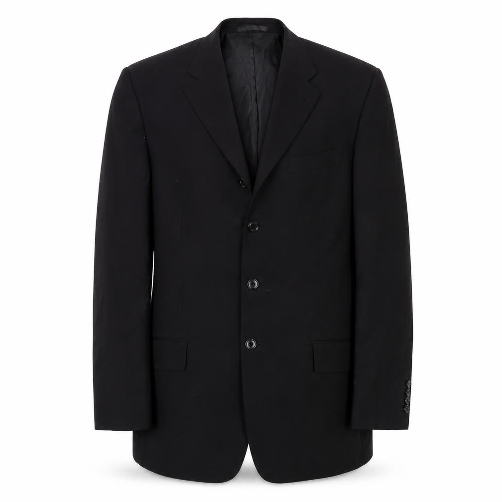 Mens UK Size 40 Preworn Regular Black Suit Jacket