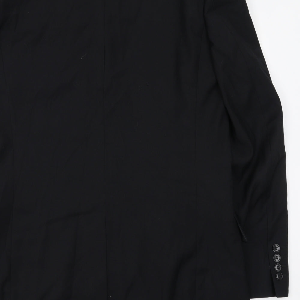 Mens UK Size 40 Preworn Regular Black Suit Jacket