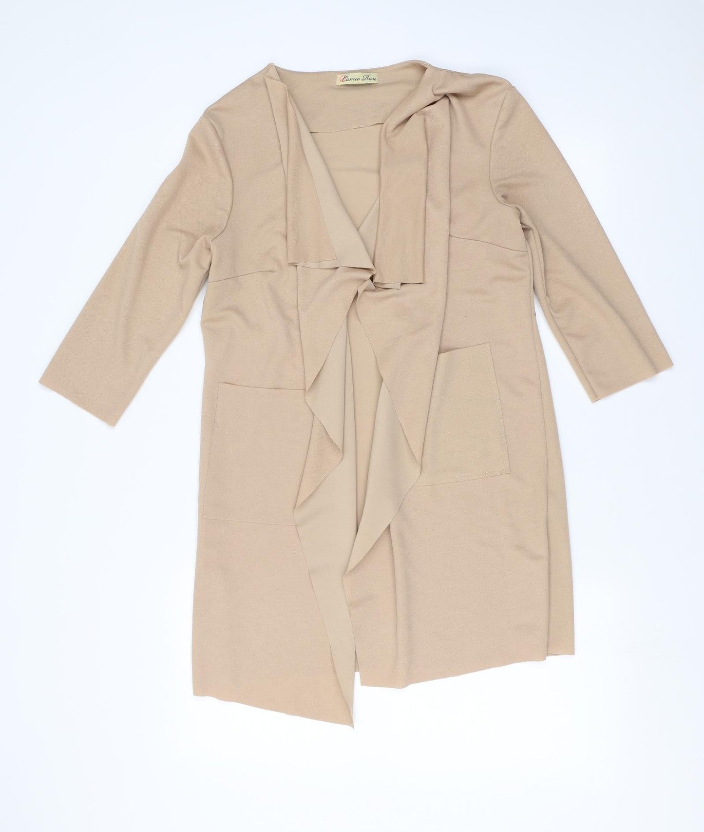Cameo rose Womens Beige   Cardigan Jumper Size 14