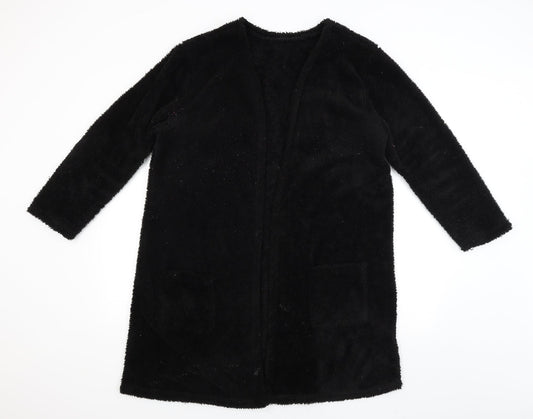Preworn Womens Black   Wrap Jumper Size L