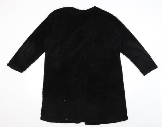 Preworn Womens Black   Wrap Jumper Size L