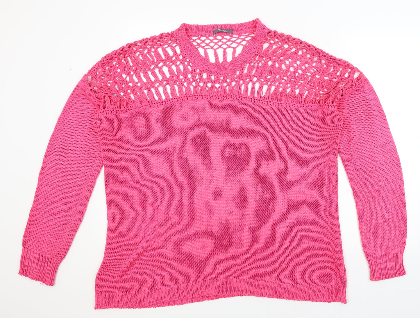 South Womens Pink   Pullover Jumper Size 18
