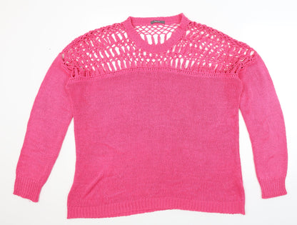 South Womens Pink   Pullover Jumper Size 18