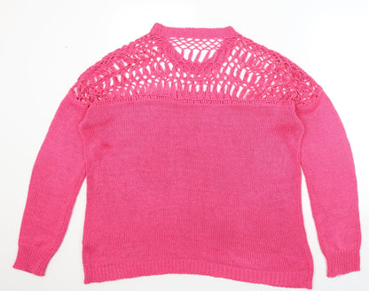 South Womens Pink   Pullover Jumper Size 18