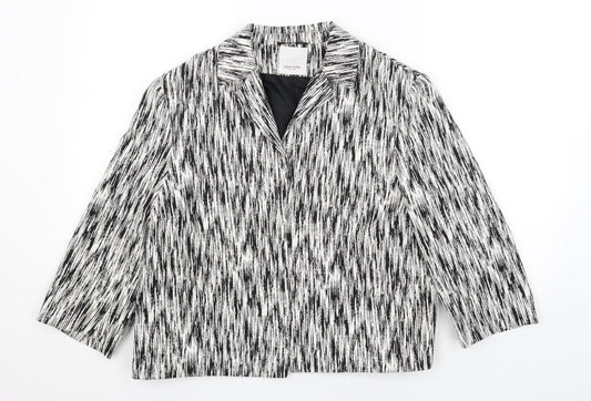 Great Plains Womens White   Jacket Blazer Size 14