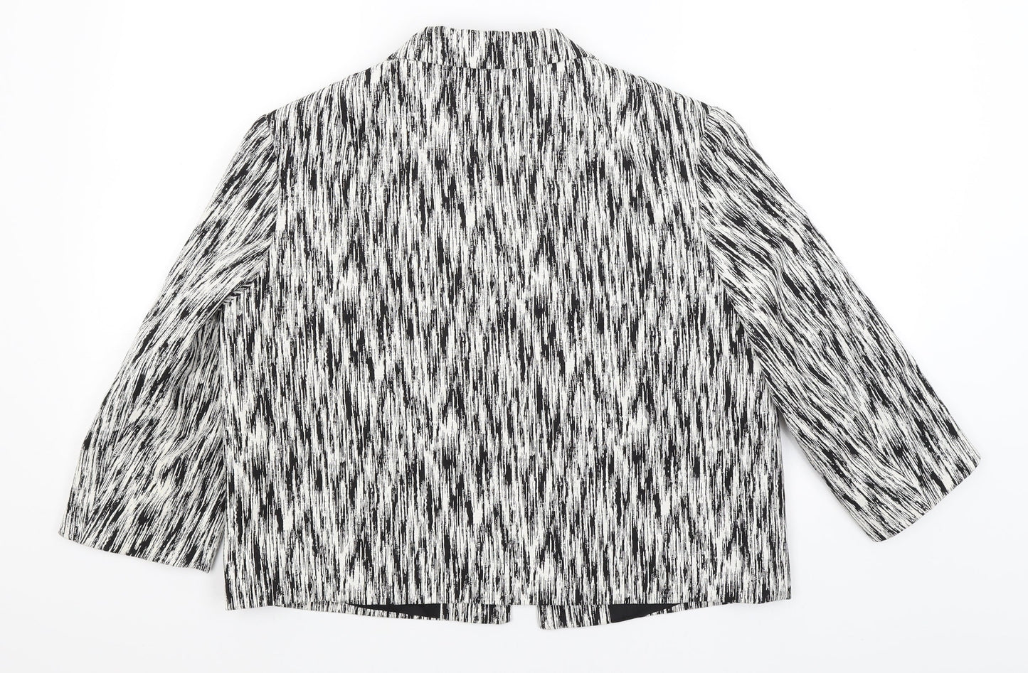 Great Plains Womens White   Jacket Blazer Size 14