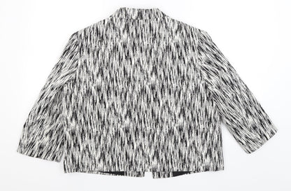 Great Plains Womens White   Jacket Blazer Size 14