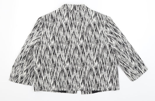 Great Plains Womens White   Jacket Blazer Size 14