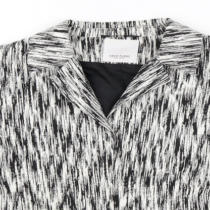 Great Plains Womens White   Jacket Blazer Size 14