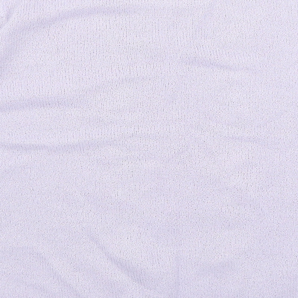 Womens UK Size 12 Berkertex Purple Basic T-Shirt