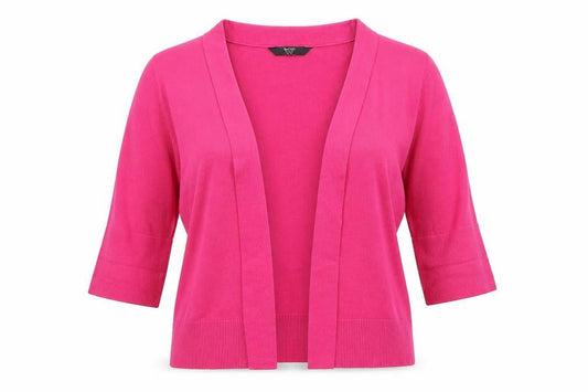 BHS Womens Pink   Wrap Jumper Size 14