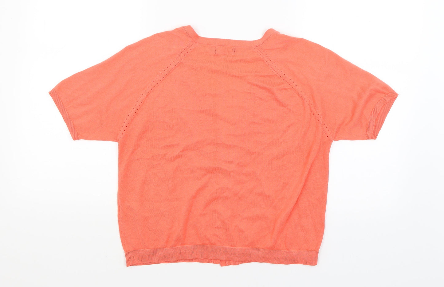 F&F Womens Orange   Wrap Jumper Size 14
