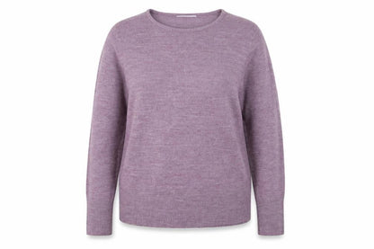 Front view of Papaya women’s purple jumper, size UK 16