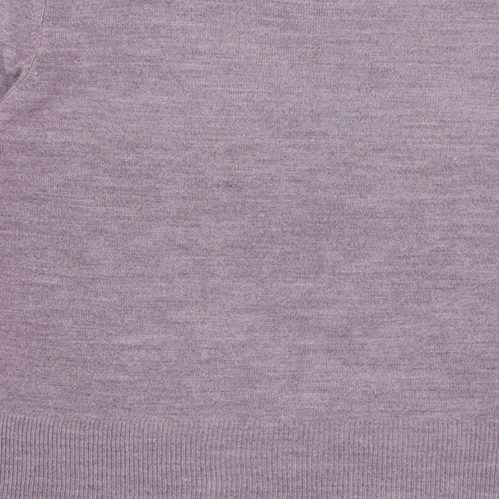 Brand and care label for Papaya women’s purple jumper, size UK 16