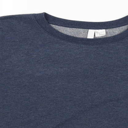 Divided Mens Blue   Pullover Jumper Size L