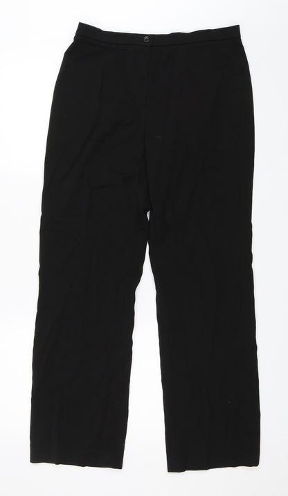 Preworn Womens Black   Trousers  Size 10 L30 in