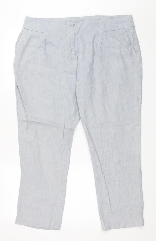 Phase Eight Womens Grey   Trousers  Size 18 L27 in