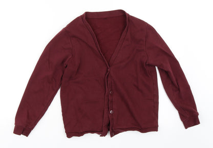 George Girls Red   Cardigan Jumper Size 8-9 Years
